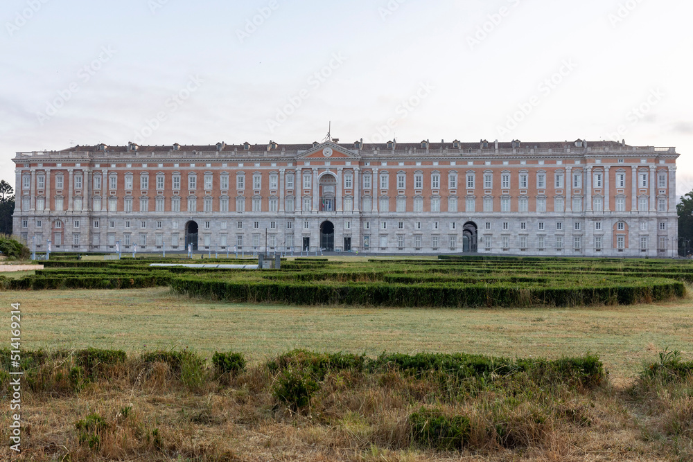 Italy. Caserta. View of the Royal Palace (Reggia di Caserta).