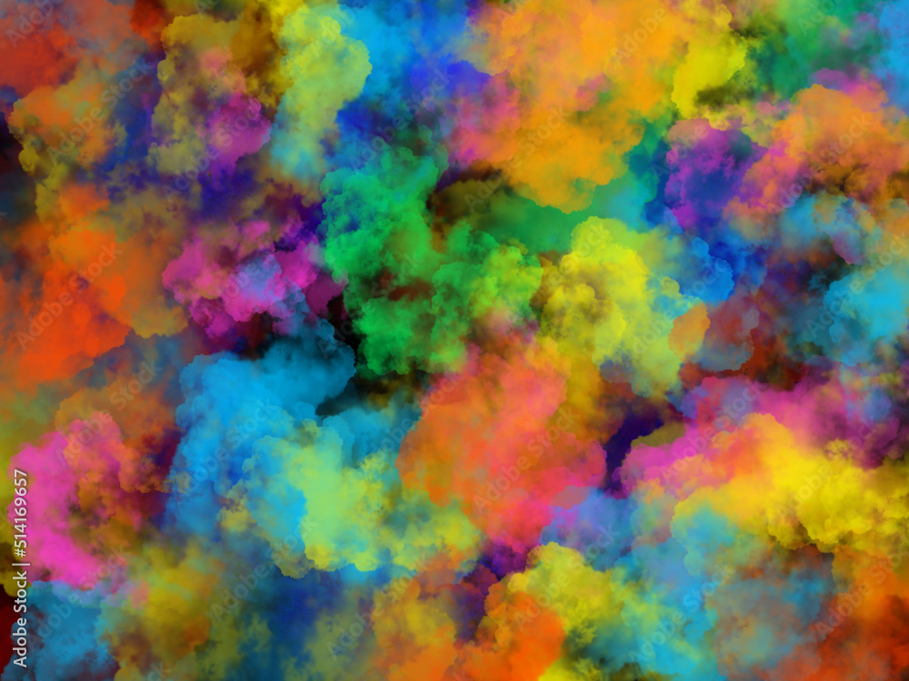 Rainbow,smoke,steam,color,colorful,light,multiple