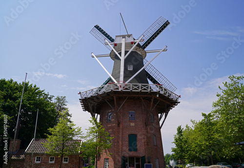 In Papenburg stands the three-story gallery hollander Meyers mill. photo