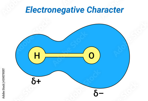 Electronegativity is a chemical property that describes the tendency of an atom or a functional group to attract electrons toward itself.