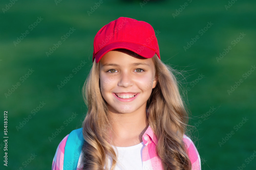 Portrait of happy teen girl with smiling face natural background Portrait of happy teen girl with smiling face natural background