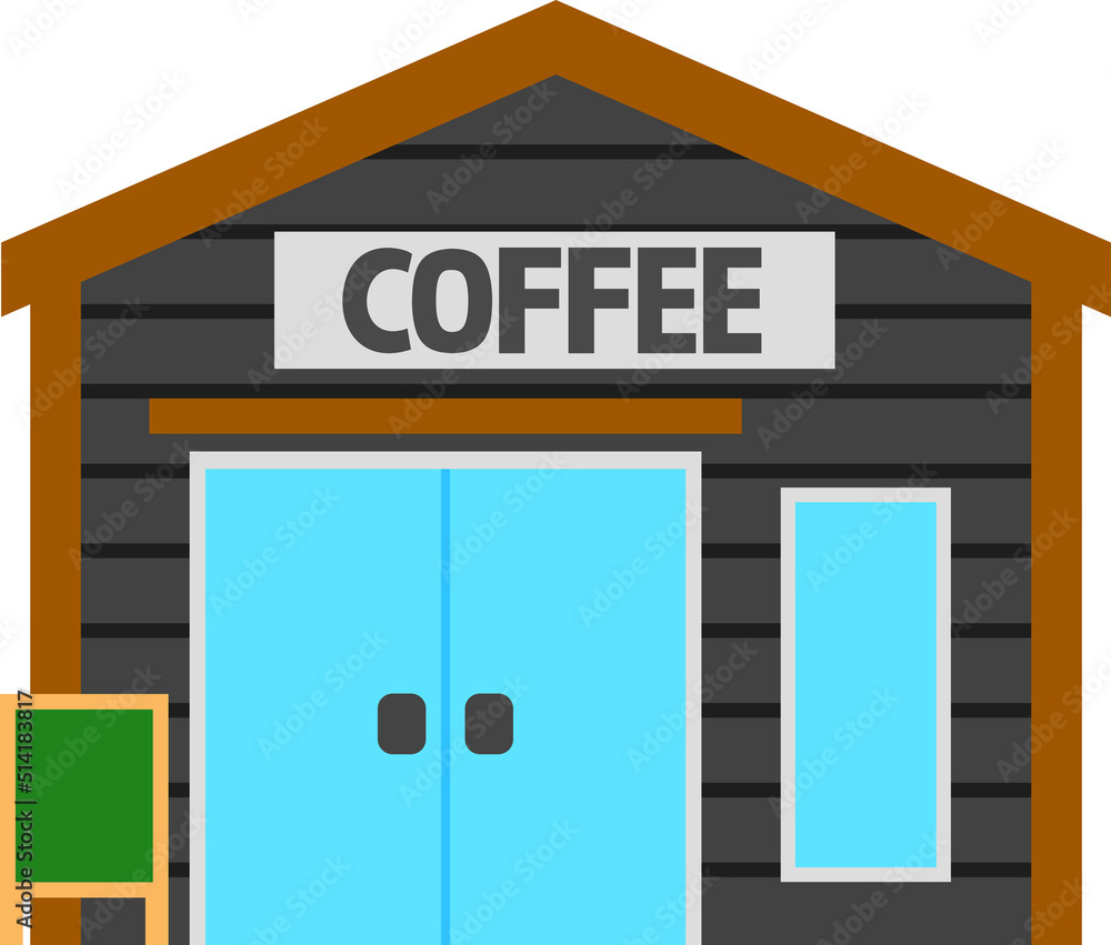 コーヒーショップの外観 コーヒーショップの外観
