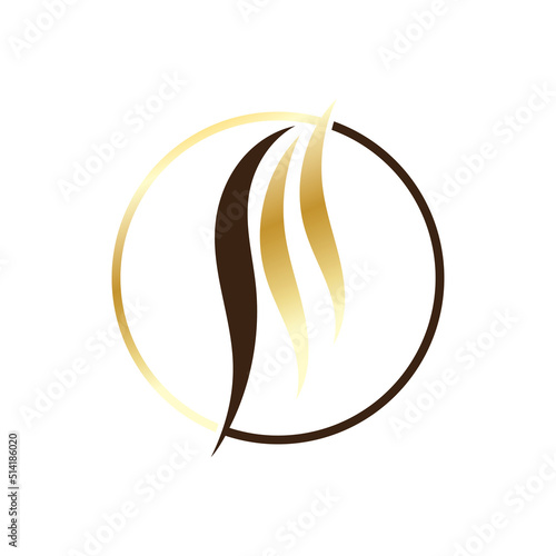Hair treatment logo removal logo vector image design illustration