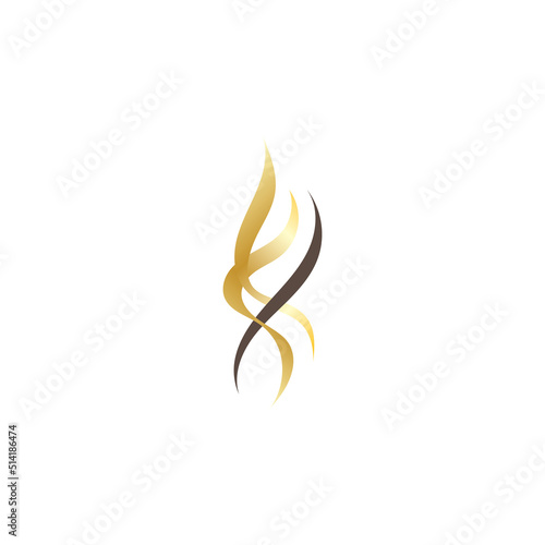 Hair treatment logo removal logo vector image design illustration