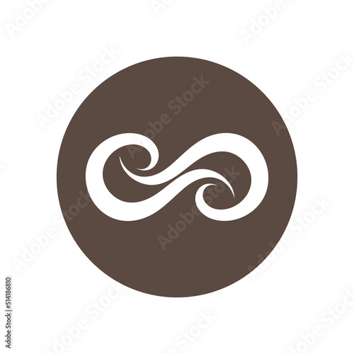 Hair treatment logo removal logo vector image design illustration
