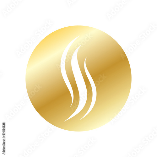 Hair treatment logo removal logo vector image design illustration