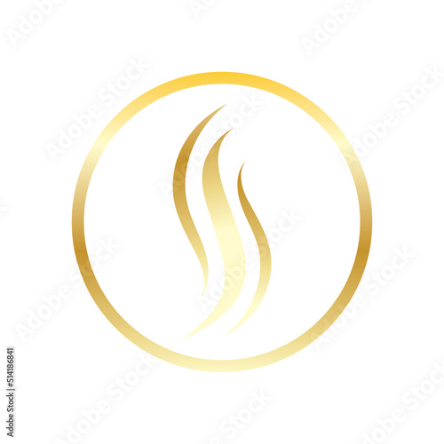 Hair treatment logo removal logo vector image design illustration