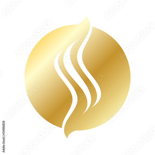 Hair treatment logo removal logo vector image design illustration