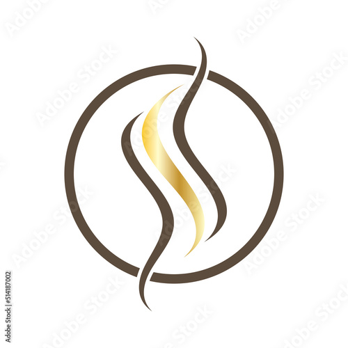 Hair treatment logo removal logo vector image design illustration