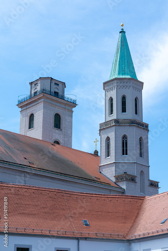 City of Zittau in Saxony Germany - a church in the city photo