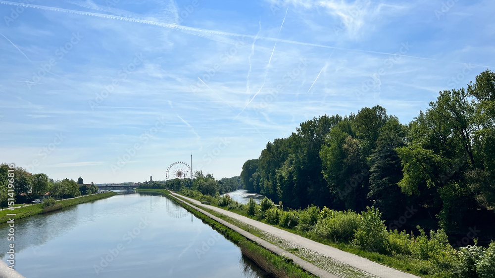 Fototapeta premium regensburg donau danube view dult. High quality photo