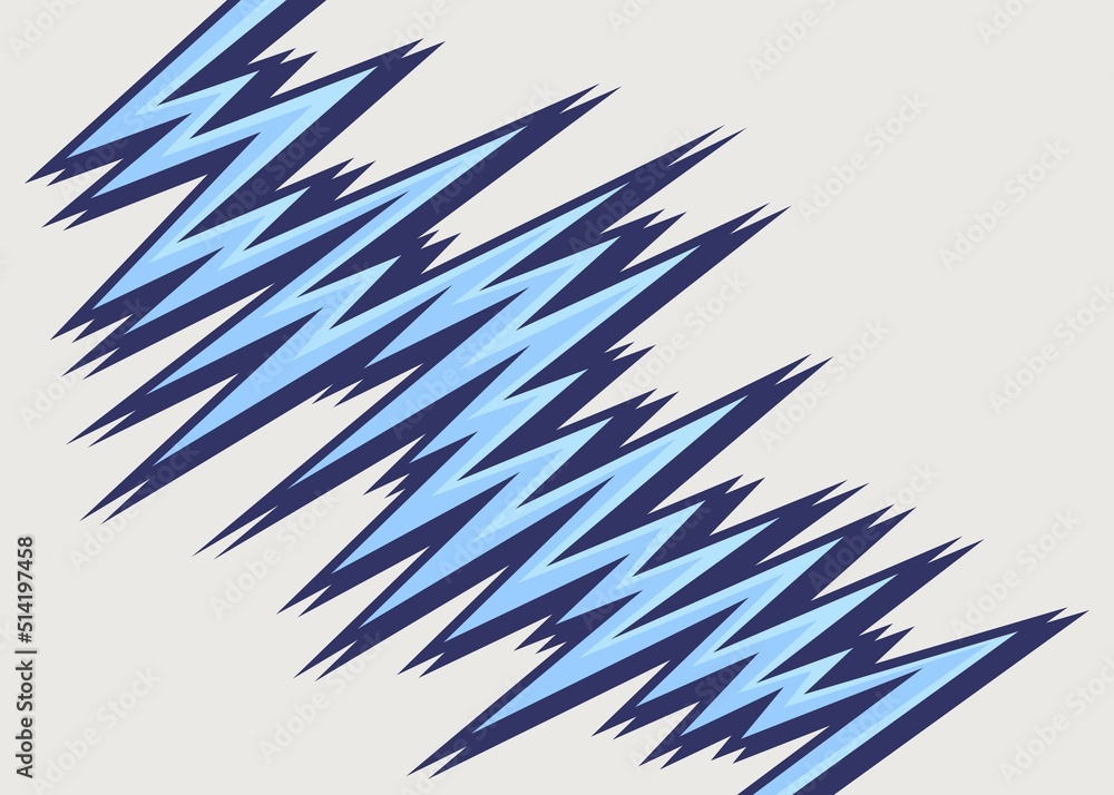 Obraz premium Abstract background with blue spike line pattern