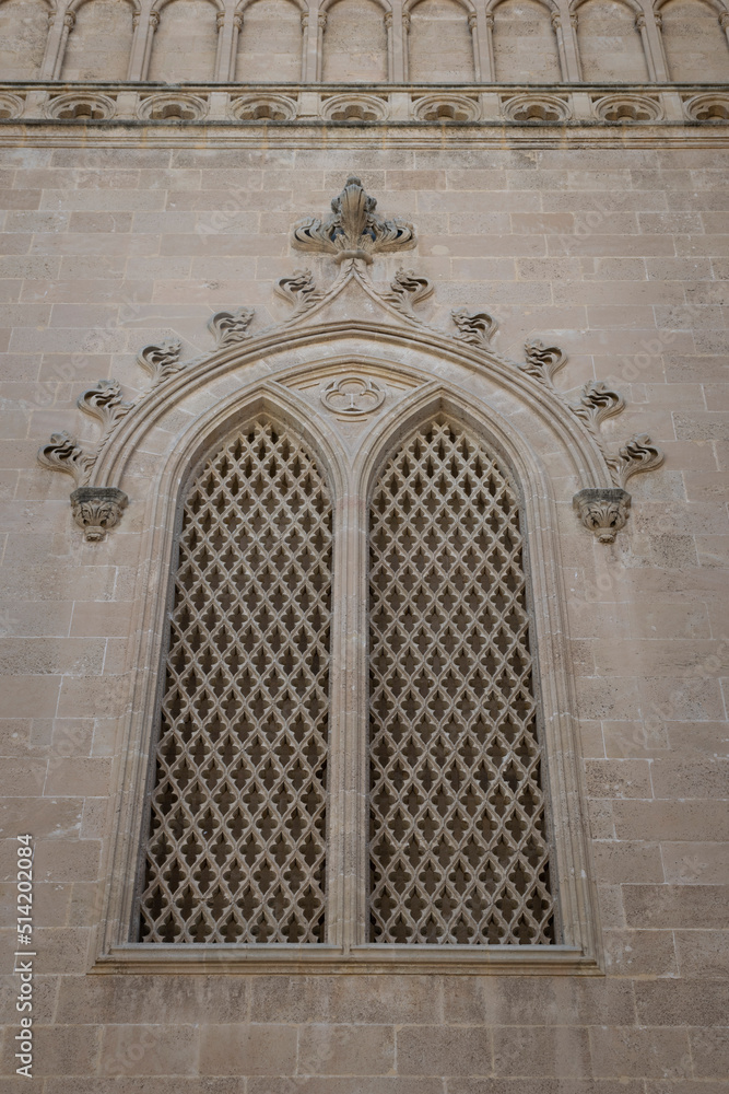 Ventana de la catedral de Palma de Mallorca