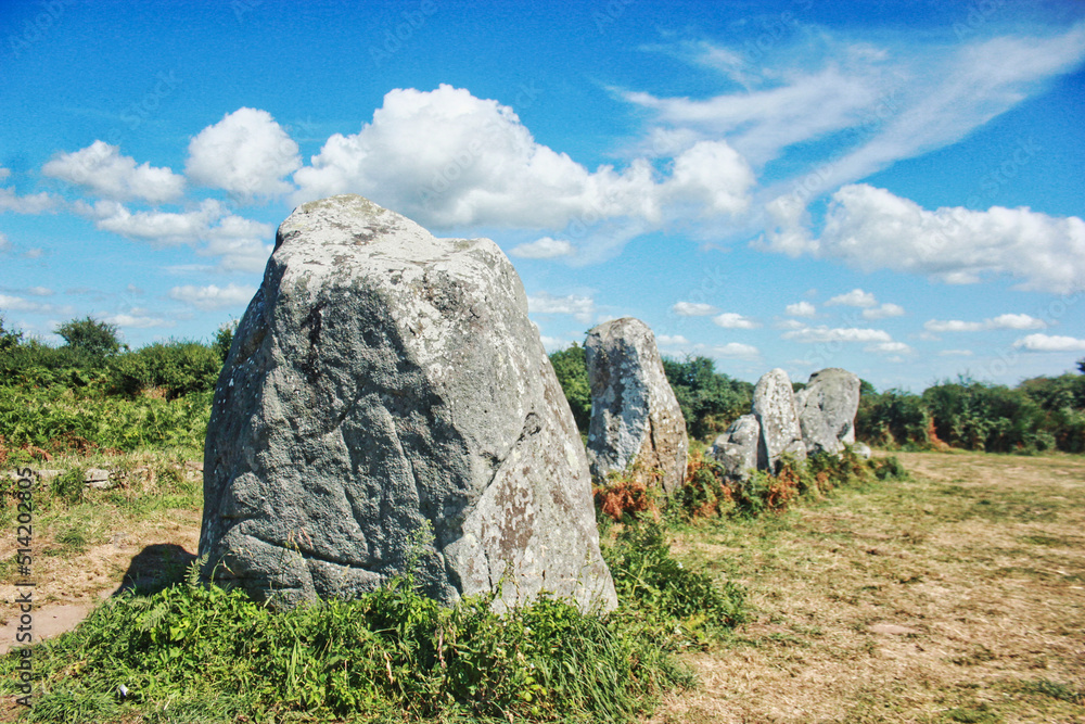 menhirs de carnac, morbihan menhirs de carnac, morbihan