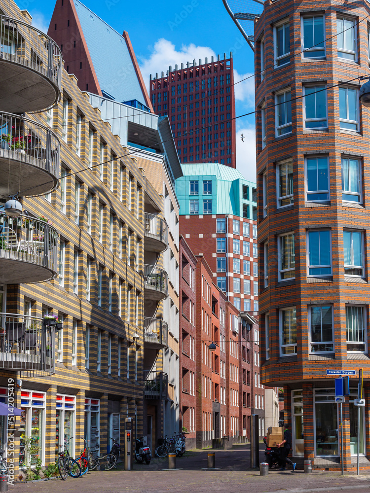 Fototapeta premium Downtown of Rotterdam in Holland