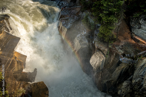 Water rumbles over Numa Falls Kootenay National