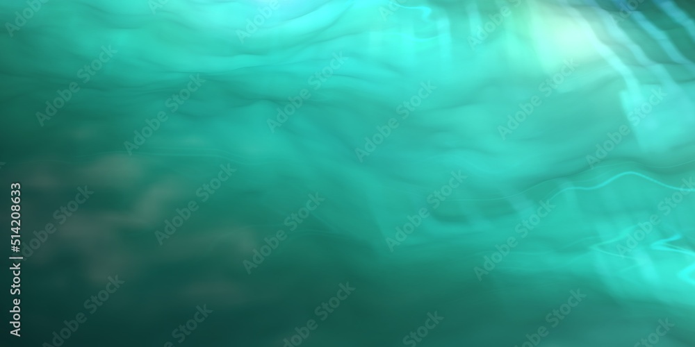 Turquoise waves, abstract background. 3D rendering Turquoise waves, abstract background. 3D rendering