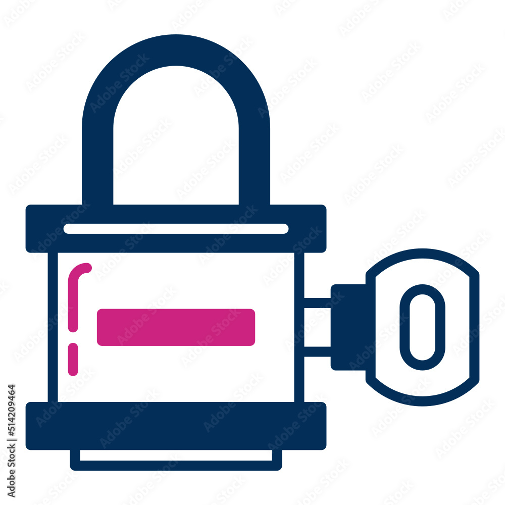 luxury padlock icon on transparent background luxury padlock icon on transparent background