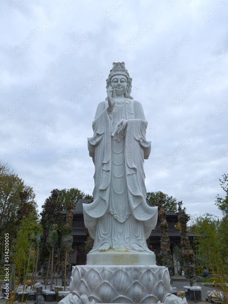 statue of buddha in Rostock Lichtenhagen