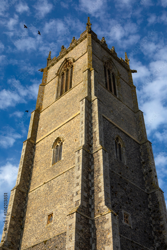 Winterton-on-Sea Parish Church in Norfolk, UK Winterton-on-Sea Parish Church in Norfolk, UK