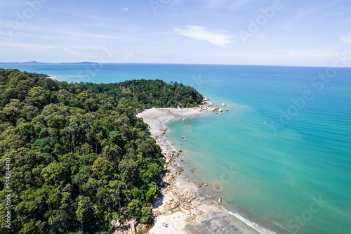 Aerial view of beach located in Kuantan Pahang Malaysia © taffpixture