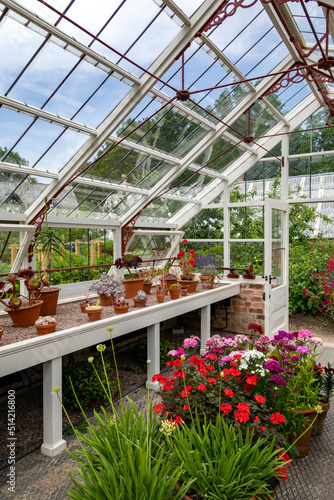 Gardening - Horticulture - Growing plants in a greenhouse.