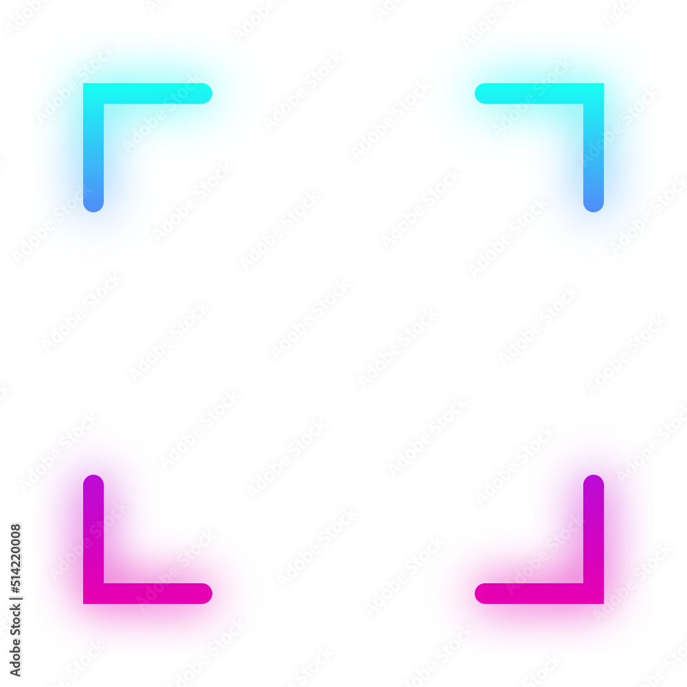 glow gradient square split frame glow gradient square split frame