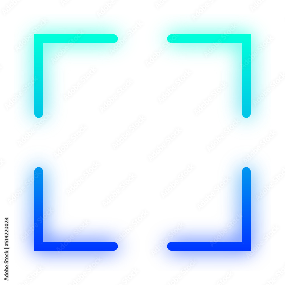 glow gradient square split frame glow gradient square split frame