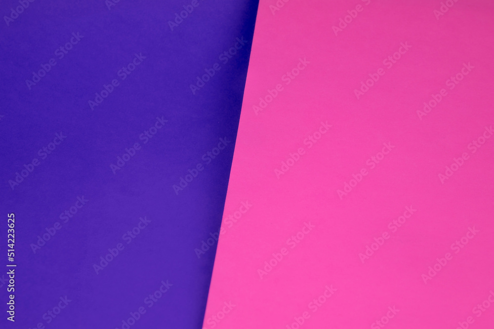 Dark vs light abstract Background with plain subtle smooth de saturated purple pink colours parted into two