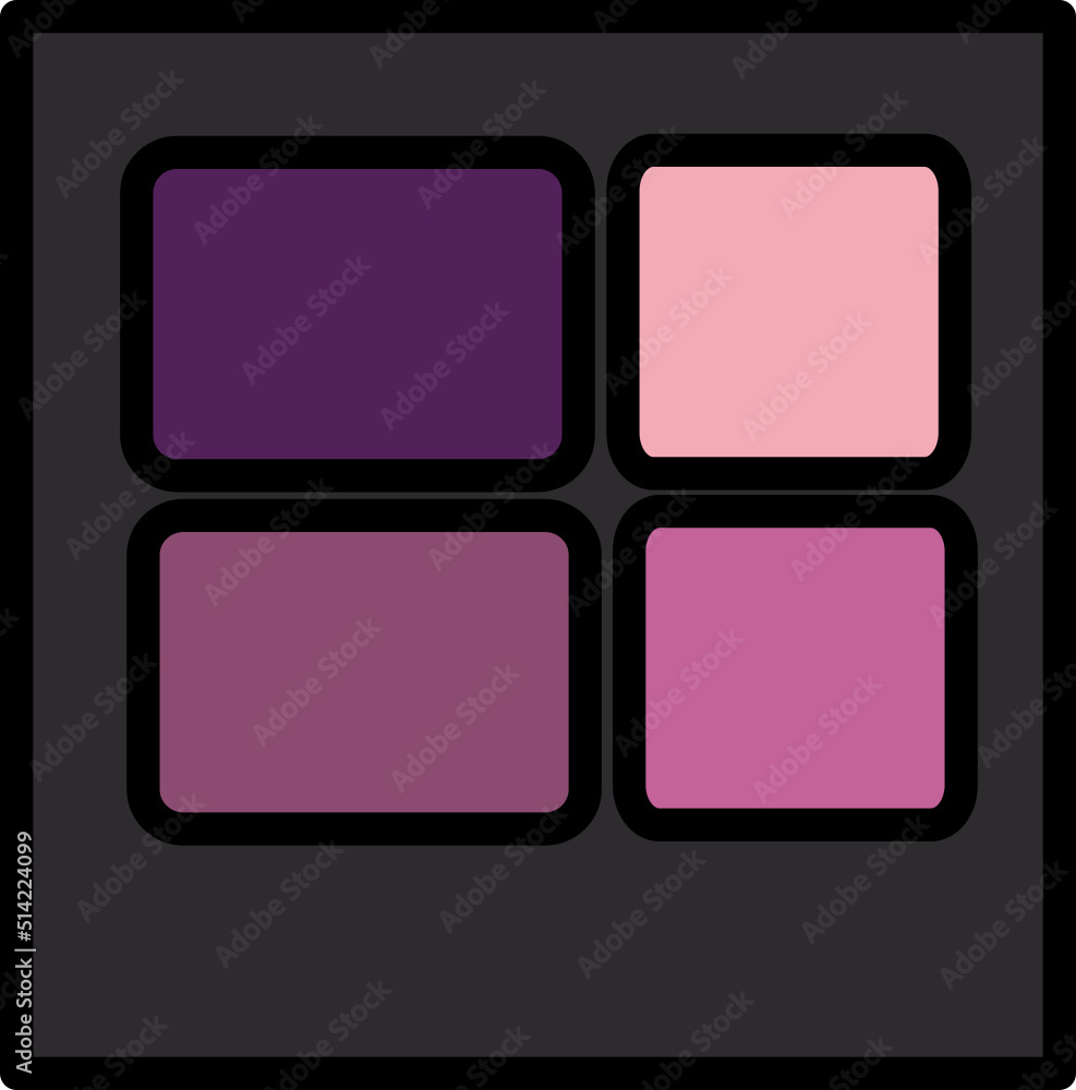 Beauty cosmetic make up vector shape Beauty cosmetic make up vector shape