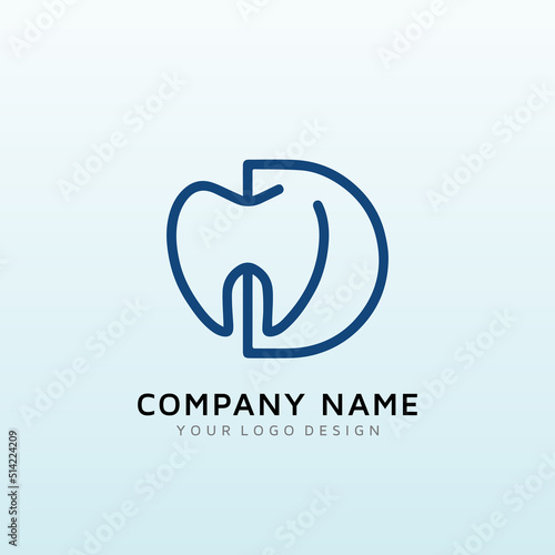 Brand new modern dental office seeking matching logo letter D