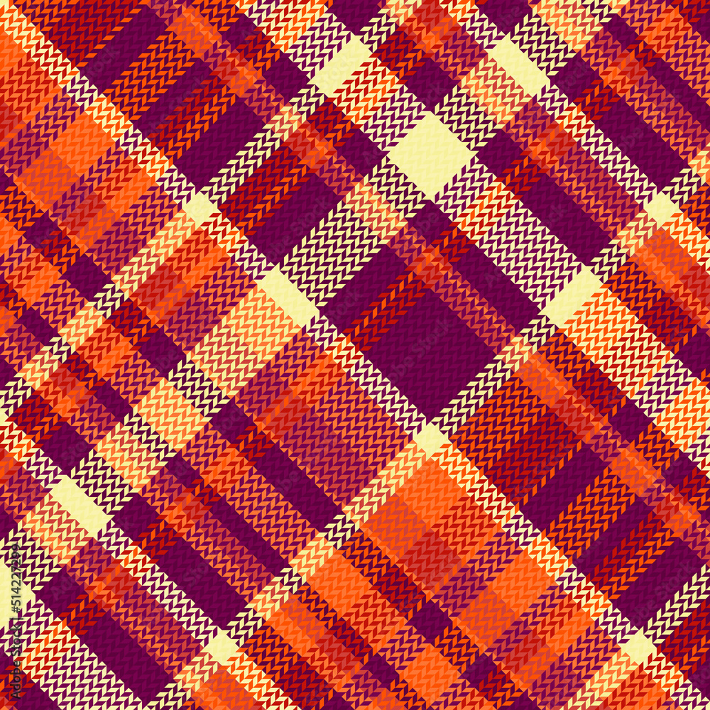 Tartan plaid pattern with texture and warm color. Tartan plaid pattern with texture and warm color.