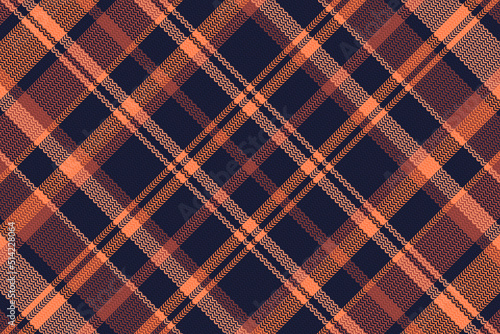 Tartan plaid pattern with texture and warm color.