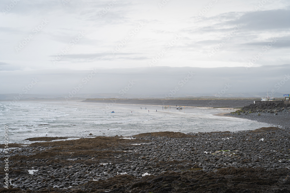 waves on the beach