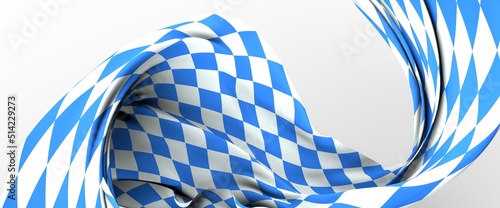 Foto bavarian flag wide panorama oktoberfest background with white blue bavaria isola