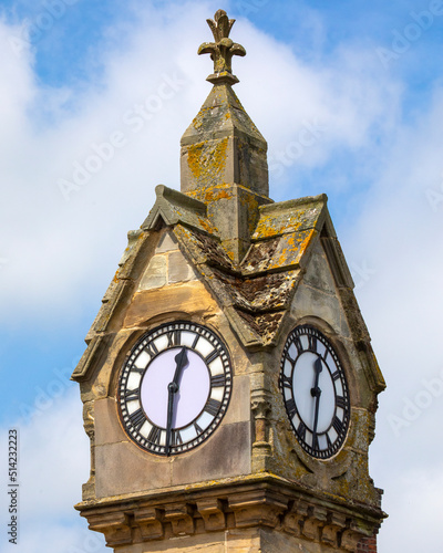 Clock Tower in Thirsk, North Yorshire photo