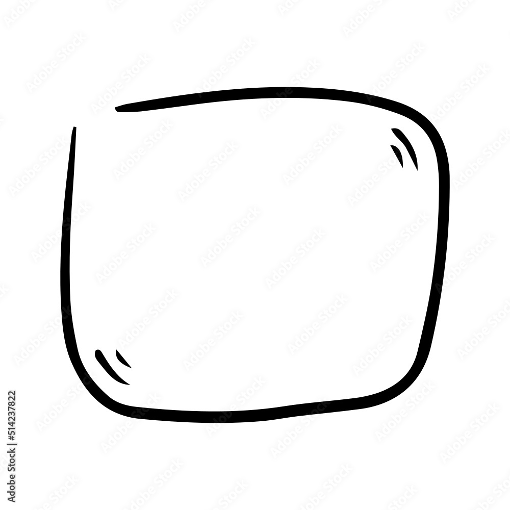hand drawn speech bubble hand drawn speech bubble