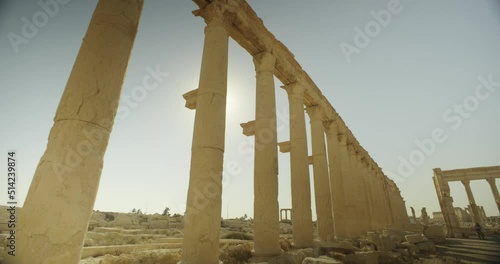 Ruins of ancient Palmyra Syria