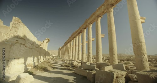 Ruins of ancient Palmyra Syria