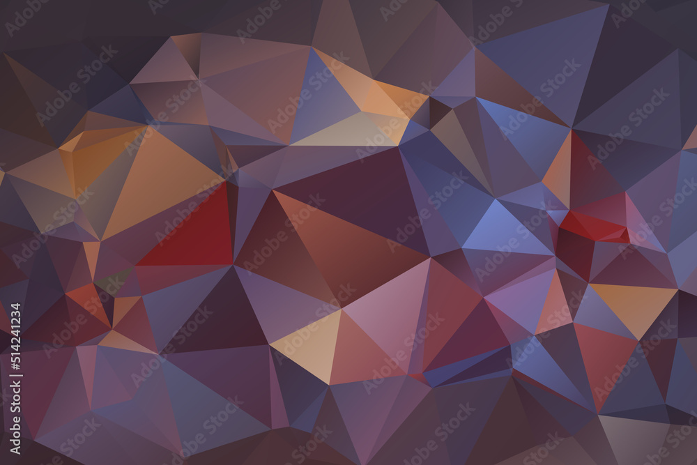 Fototapeta premium Geometric Abstract Background Low Poly Design