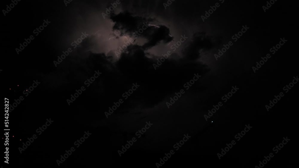 Spectacular thunderstorm lightning strikes dark night Spectacular thunderstorm lightning strikes dark night