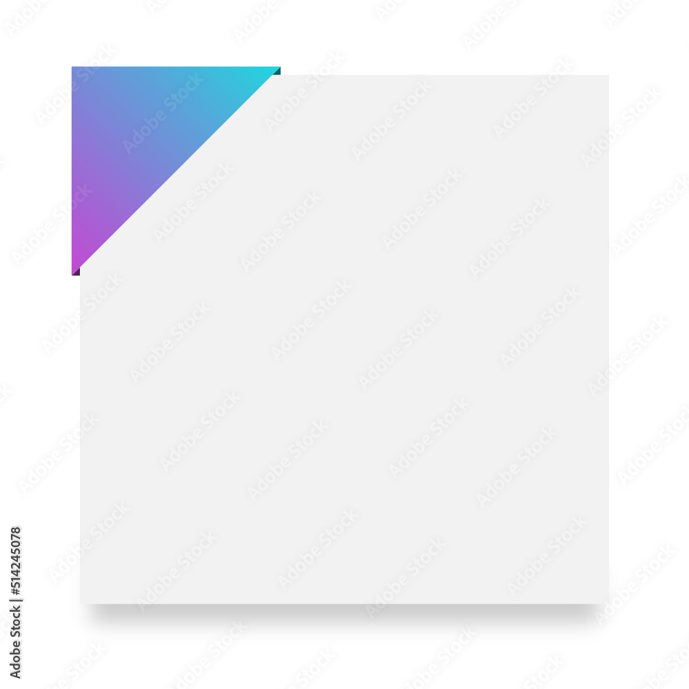 gradient infographic paper note gradient infographic paper note