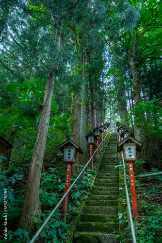 福島県の湯野上温泉神社 photo