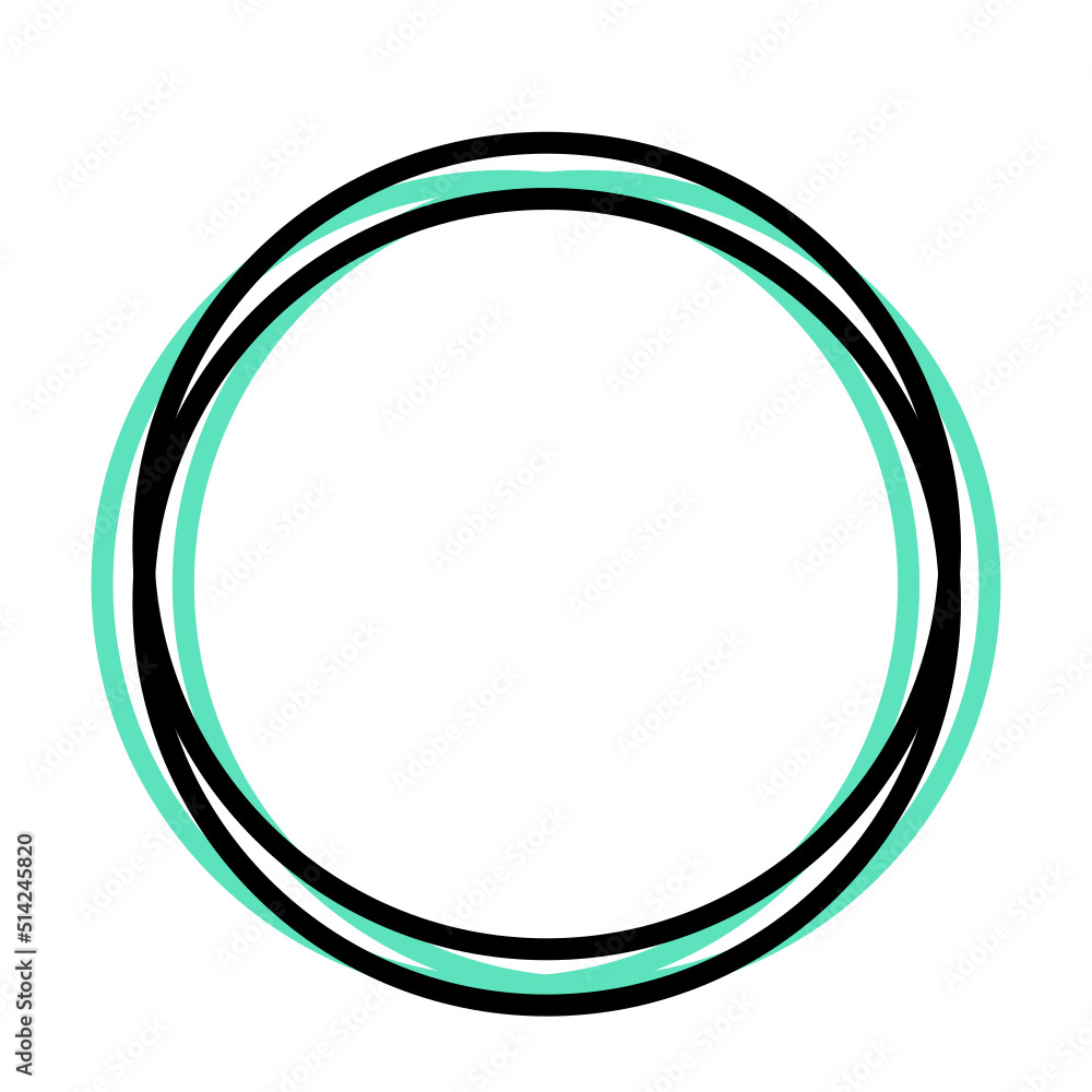 colorful circle frame colorful circle frame