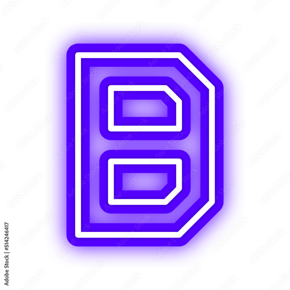 neon letter font neon letter font