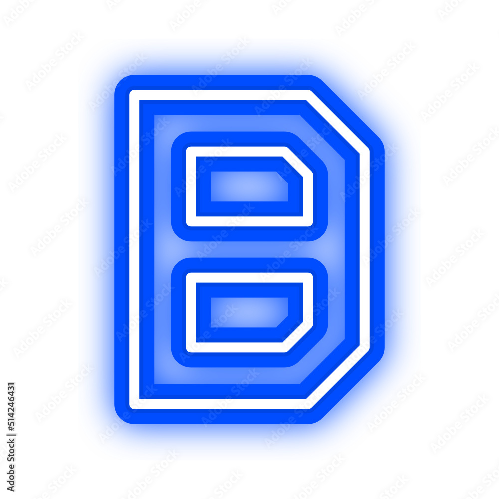 neon letter font neon letter font