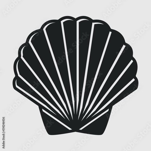 Seashell Silhoutte SVG Cut File, Shellfish Svg, Beach Shell Svg, Ocean Animals Svg,