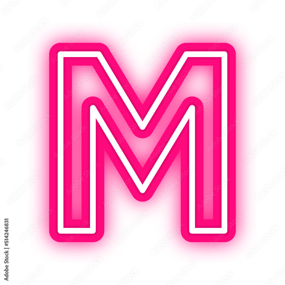 neon letter font neon letter font