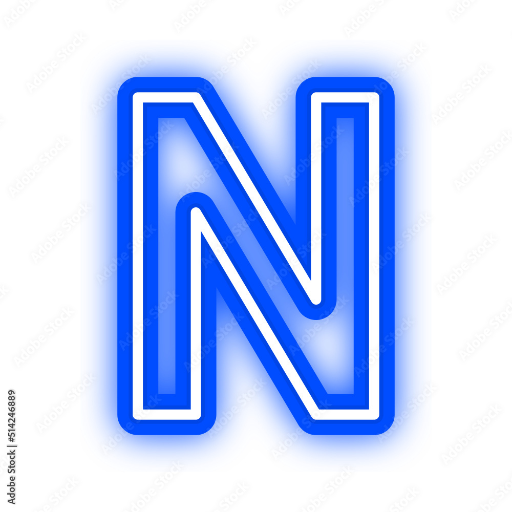 neon letter font neon letter font