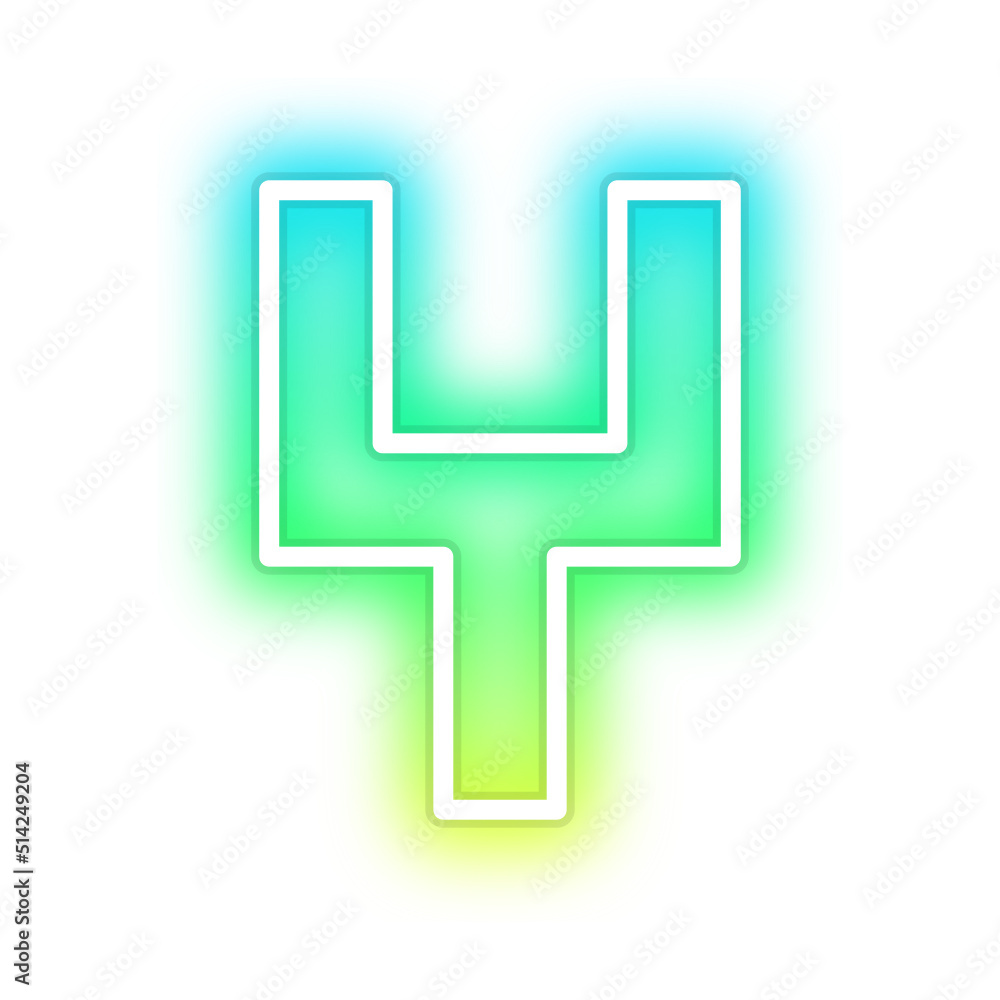 gradient neon alphabet letter font gradient neon alphabet letter font